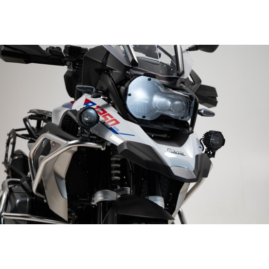 Support pour feux additionnels SW-MOTECH pour feux d'origine BMW R 1200 GS 2012-2018 - Rallye 2016-2018 - R 1250 GS Rallye 2021