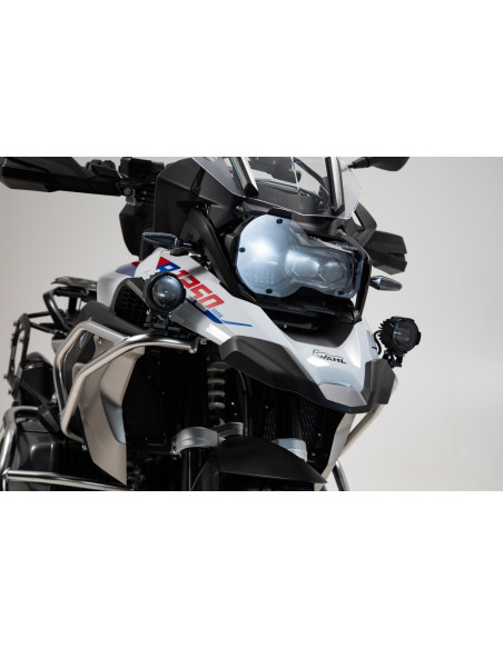 Support pour feux additionnels SW-MOTECH pour feux d'origine BMW R 1200 GS 2012-2018 - Rallye 2016-2018 - R 1250 GS Rallye 2021