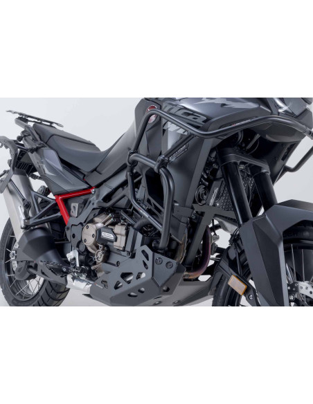 Pare Carters haut à monter sur pare carter bas SW-MOTECH HONDA CRF 1100 L Africa Twin Adventure Sports 2019 Noir