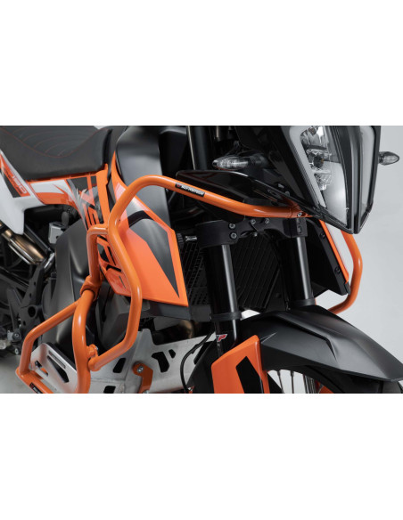 Pare Carters haut à monter sur pare carter bas SW-MOTECH KTM Adventure 790/R 2019 - 890/R 2020 Noir