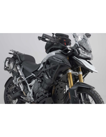 Pare Carters SW-MOTECH TRIUMPH 1200 Bonneville Bobber 2016-2020 - Speedmaster 2020 - 900 Street Sacrambler 2016-2020 Noir