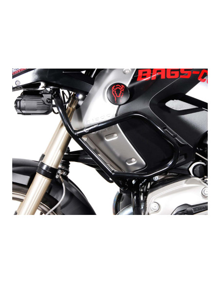Pare Carters haut à monter sur pare carter bas SW-MOTECH BMW R 1200 GS 2008-2012 Gris