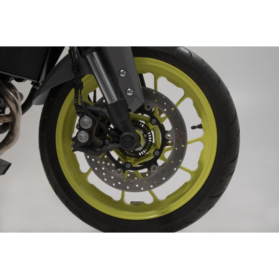 Roulettes protection de fourche SW-MOTECH YAMAHA MT-07 - Tracer 700 - MT-07 Tracer -Tracer 7/GT - XSR 700 - Xtribute