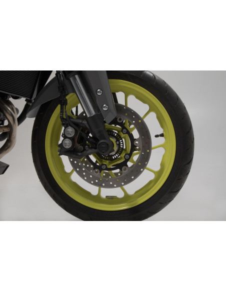 Roulettes protection de fourche SW-MOTECH YAMAHA MT-07 - Tracer 700 - MT-07 Tracer -Tracer 7/GT - XSR 700 - Xtribute