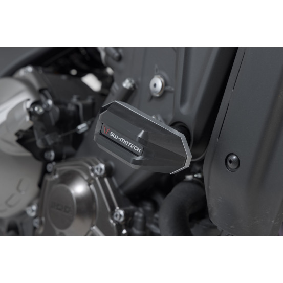 Kit tampons de protection SW-MOTECH YAMAHA MT-07 2014-2020 - MT-07 Tracer 2016-2021 Noir