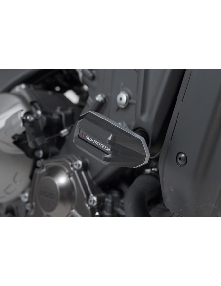 Kit tampons de protection SW-MOTECH YAMAHA MT-07 2014-2020 - MT-07 Tracer 2016-2021 Noir