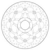Disque de frein avant flottant Brembo Oro APRILIA RSV4 2