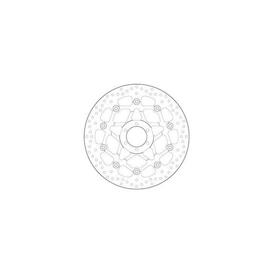 Disque de frein avant flottant Brembo Oro APRILIA RSV4