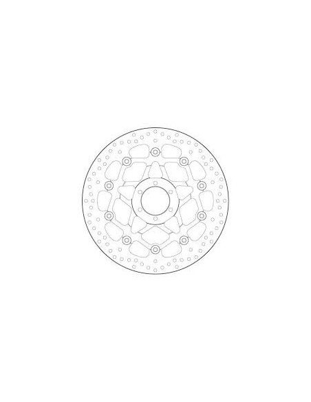 Disque de frein avant flottant Brembo Oro APRILIA RSV4