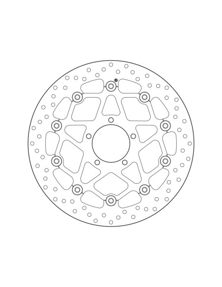 Disque de frein avant flottant Brembo Oro DUCATI SCRAMBLER