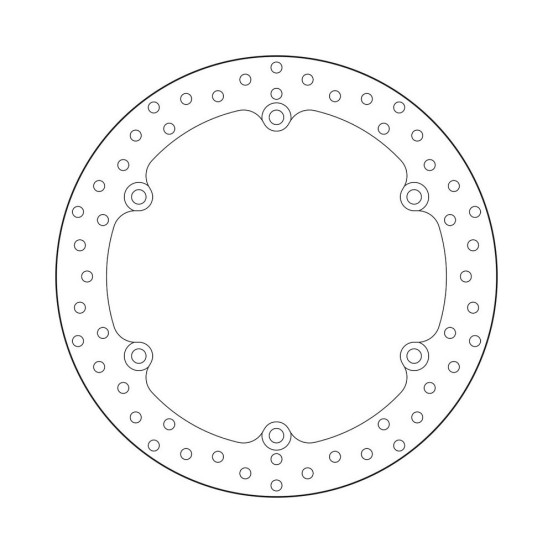 Disque de frein avant fixe Brembo Oro HONDA
