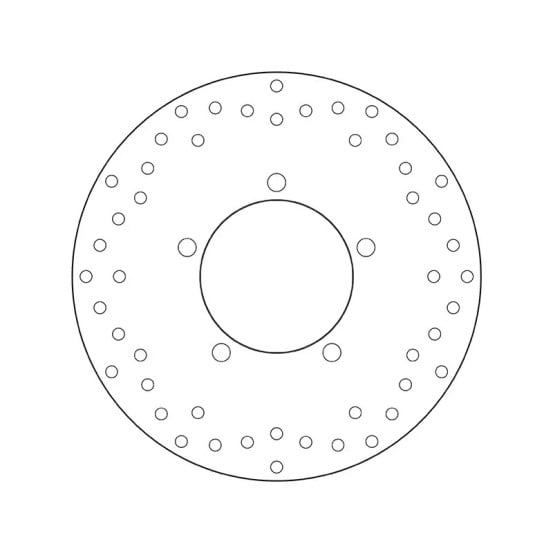 Disque de frein arrière fixe Brembo Oro KAWASAKI