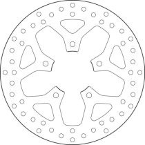 Disque de frein avant fixe Brembo Oro PEUGEOT 2