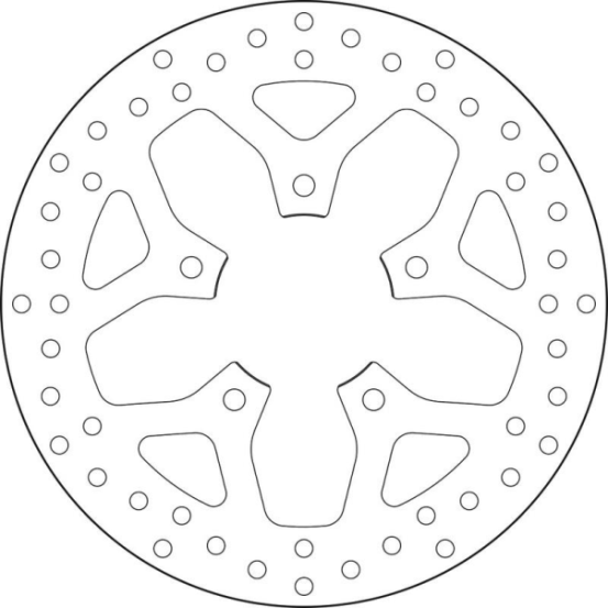Disque de frein avant fixe Brembo Oro PEUGEOT