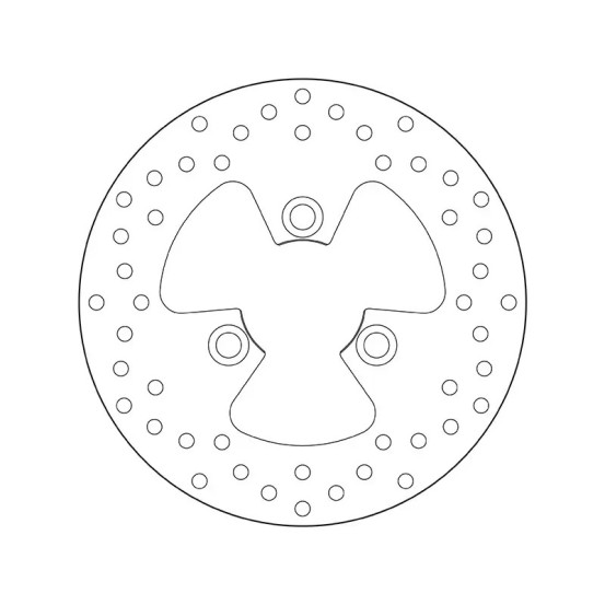Disque de frein arrière fixe Brembo Oro PEUGEOT