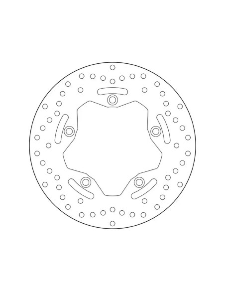 Disque de frein avant/arrière fixe Brembo Oro SYM