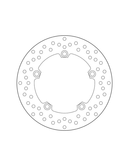 Disque de frein arrière fixe Brembo Oro YAMAHA