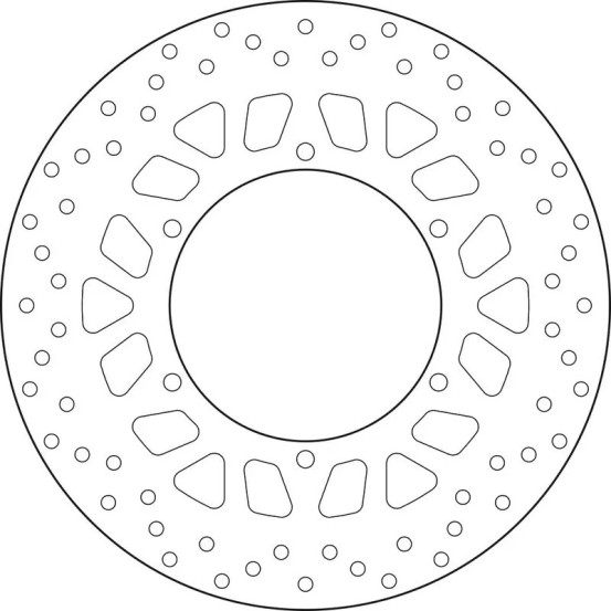 Disque de frein avant fixe Brembo Oro YAMAHA
