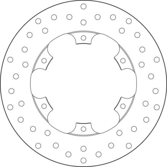 Disque de frein avant fixe Brembo Oro PIAGGIO