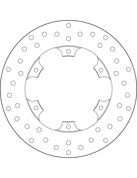 Disque de frein avant fixe Brembo Oro PIAGGIO