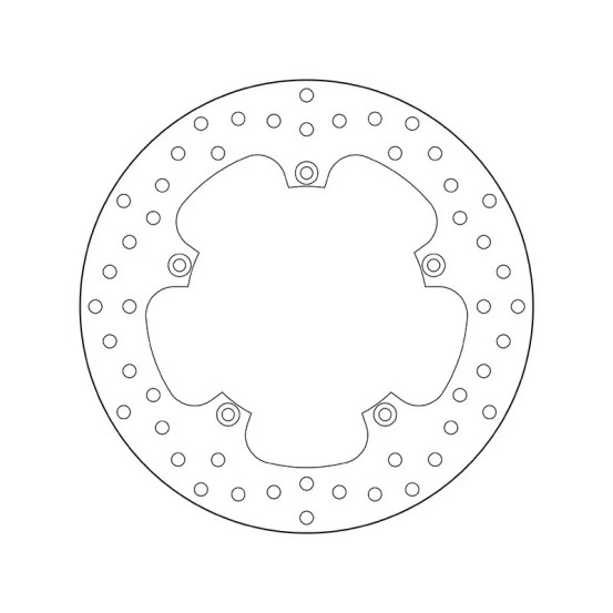 Disque de frein arrière fixe Brembo Oro PEUGEOT