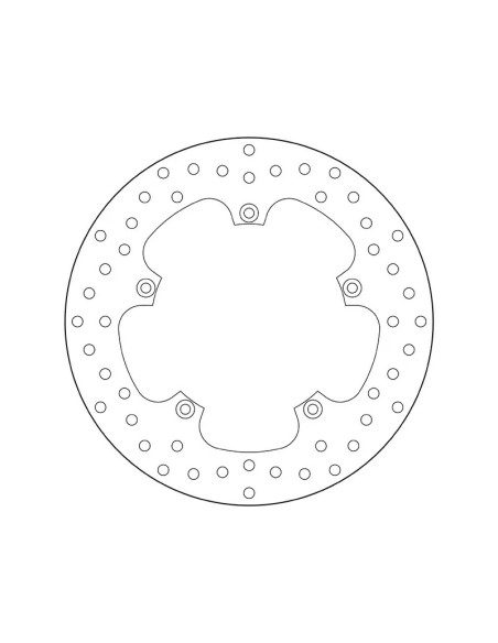 Disque de frein arrière fixe Brembo Oro PEUGEOT