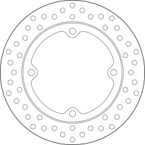 Disque de frein arrière fixe Brembo Oro HONDA 2