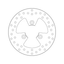 Disque de frein avant fixe Brembo Oro PEUGEOT 2