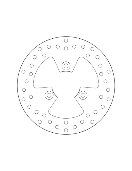 Disque de frein avant fixe Brembo Oro PEUGEOT
