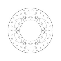 Disque de frein arrière fixe Brembo Oro KTM 2