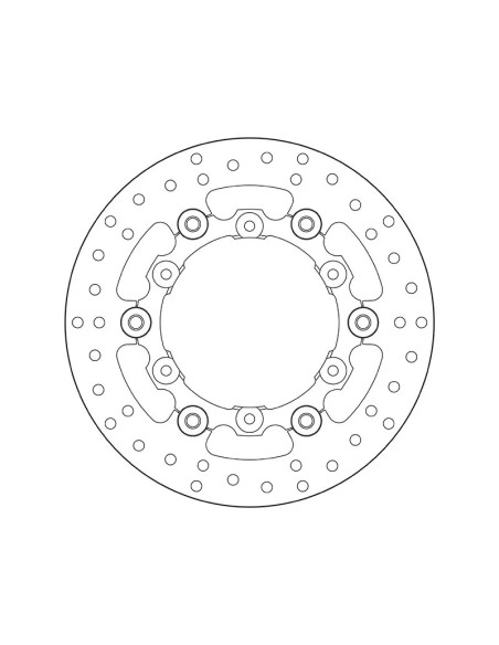 Disque de frein arrière fixe Brembo Oro KTM