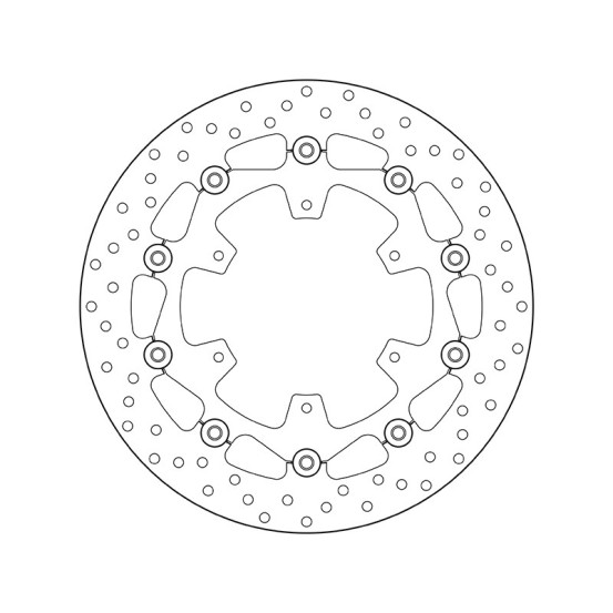 Disque de frein avant flottant Brembo Oro KTM
