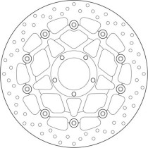 Disque de frein avant flottant Brembo Oro DUCATI 2
