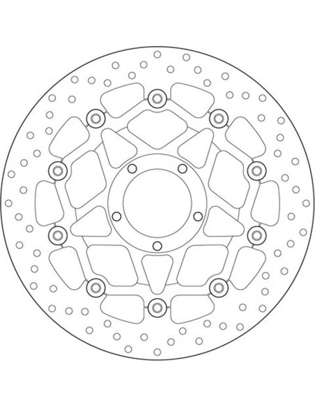 Disque de frein avant flottant Brembo Oro DUCATI