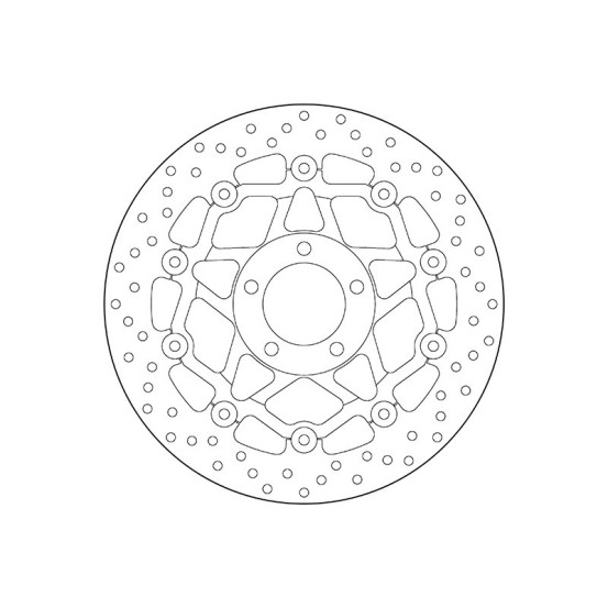 Disque de frein avant flottant Brembo Oro SUZUKI