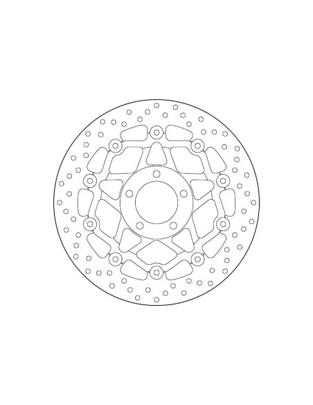 Disque de frein avant flottant Brembo Oro SUZUKI