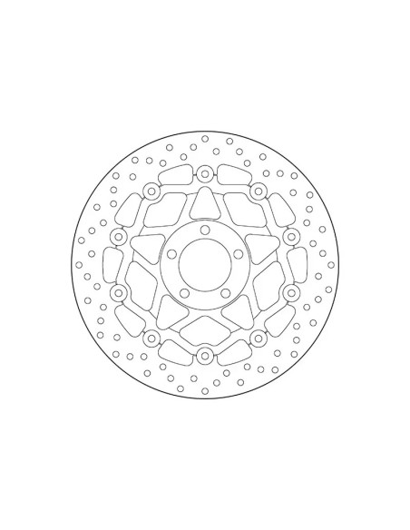 Disque de frein avant flottant Brembo Oro KAWASAKI