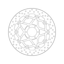 Disque de frein avant flottant Brembo Oro HONDA 2