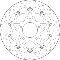 Disque de frein avant flottant Brembo Oro MV AGUSTA 2