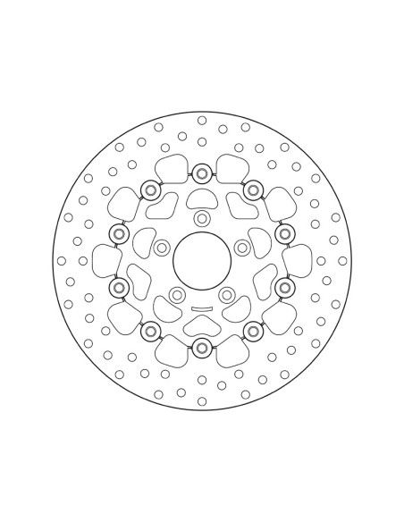 Disque de frein avant flottant Brembo Oro HARLEY DAVIDSON