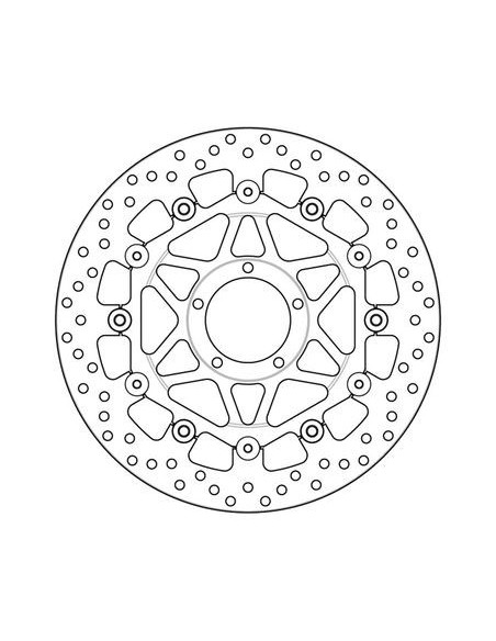 Disque de frein avant flottant Brembo Oro DUCATI