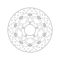 Disque de frein avant flottant Brembo Oro MV AGUSTA 2