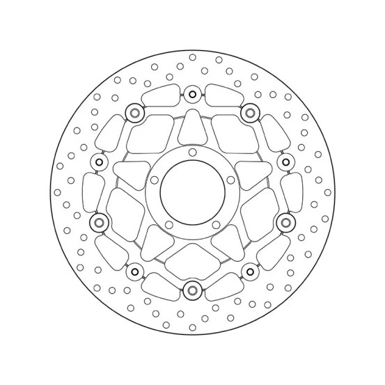 Disque de frein avant flottant Brembo Oro DUCATI