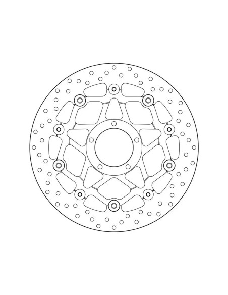 Disque de frein avant flottant Brembo Oro DUCATI