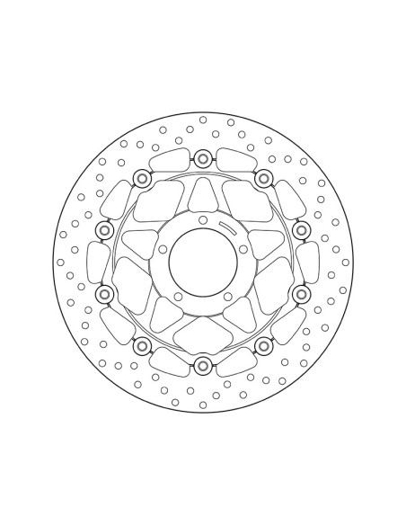 Disque de frein avant flottant Brembo Oro DUCATI