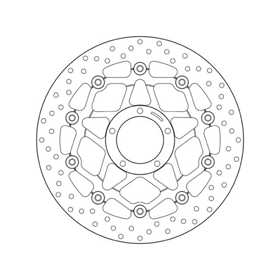 Disque de frein avant flottant Brembo Oro DUCATI KTM