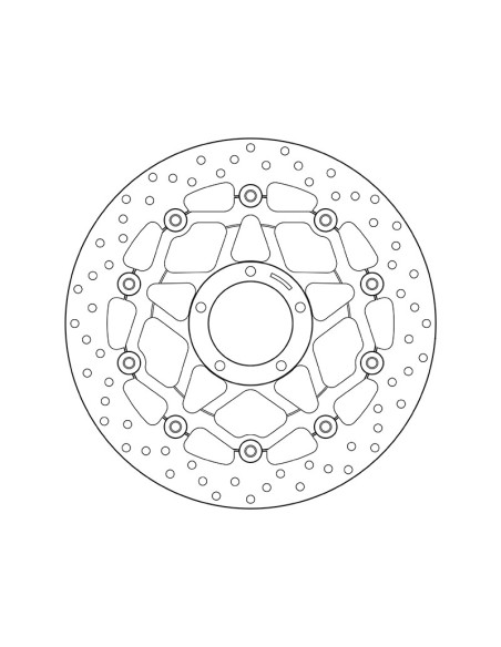 Disque de frein avant flottant Brembo Oro DUCATI KTM