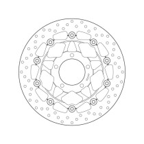 Disque de frein avant flottant Brembo Oro TRIUMPH 2