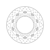 Disque de frein avant flottant Brembo Oro TRIUMPH 2