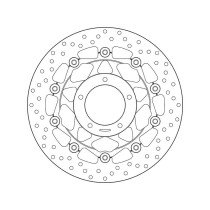 Disque de frein avant flottant Brembo Oro MV AGUSTA 2
